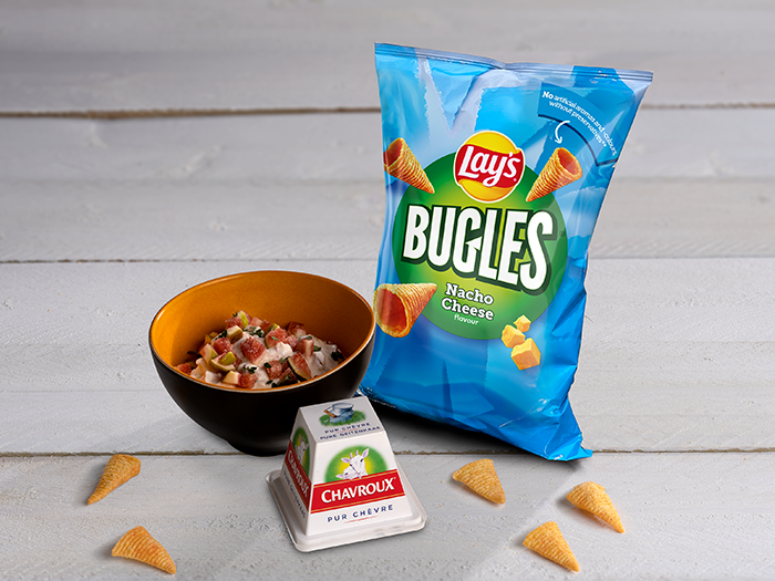 Avocado Feta dip Bugles